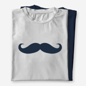 Moška kratka majica s potiskom brki, namenjena gibanju movember in ozaveščanju o zdravju moških in raku na prostati, lahko tudi kot unisex ali ženska majica s kratkimi rokavi, primerna za darilo za rojstni dan.