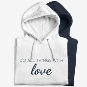 Pulover s kapuco | Do all things with love