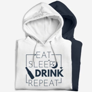 Pulover s kapuco | Eat, Sleep, DRINK, Repeat