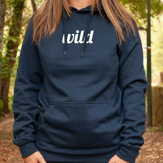 Pulover s kapuco Wild Modra Pulover s kapuco | Wild - slika 3